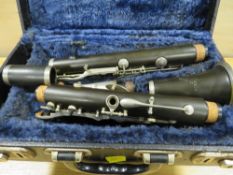 A VINTAGE LARK CLARINET IN CASE