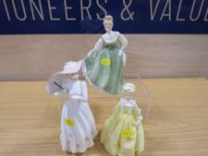 A ROYAL WORCESTER FIGURINE