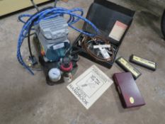 A MODELLERS HOBBIEST COMPRESSOR & ACCESSORIES