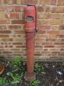 A KENNEDY FIRE MAIN INDICATOR POST