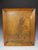 A 19TH CENTURY EMBOSSED MAP IN RELIEF, 'Relievo map of Palestine or The Holy Land illustrating the