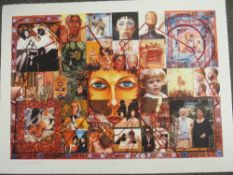 ANTHONY GREEN (1939-2023) AND MARY COZENS WALKER (1938-202). A ruby wedding anniversary, signed by