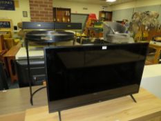 FOUR FLAT SCREEN TELEVISIONS (THREE ARE WALL MOUNTED) A/F - LG MISSING CABLE AND NO REMOTES