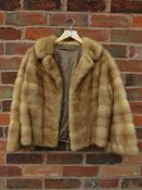 A VINTAGE PALAMINO MINK FUR BOLERO JACKET, fully linedCondition Report:Internal underarm to underarm