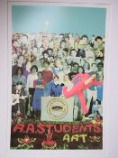 PETER BLACKE (1932). 'Heroes', signed lower right, limited edition screenprint, unframed, 81 x 53.