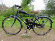 A PROBIKE BICYCLE WITH MOTORCYCLE CONVERSION KIT FITTED