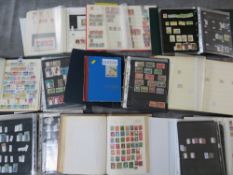 TWELVE STAMP ALBUMS / STOCKBOOKS, containing Sweden, Belgium, Russia, Luxembourg stamps etc.