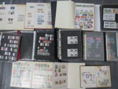 TWLEVE STAMP ALBUMS / STOCKBOOKS, contaiing Australian, Austrian, British, Hungarian stamps etc