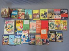 A TRAY OF CHILDREN'S COLLECTABLE BOOKS, to inlcude Billy Bunter first edition, Biggles etc., plus 19