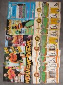 A SELECTION OF VINTAGE WOLVERHAMPTON WANDERERS FOOTBALL PROGRAMMES, to include four from the