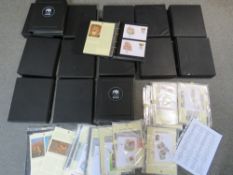 TWELVE ALBUMS OF STAMPS / FIRST DAY COVERS, world wildlife 1983 to 2003, together with a bag of