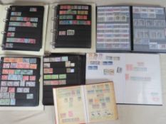 SIX ALBUMS OF WORLD STAMPS WITH MANY VALUABLE EXAMPLES, recommended for viewing in person