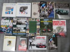A QUANTITY OF MOTOR SPORT BOOKS, to include 'Mon Ami Mate', 'The Glory of Goodwood', etc. (14)