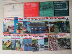 A BOX OF 1960s / 1970s MECCANO MAGAZINES, together with four Jackdaw folders