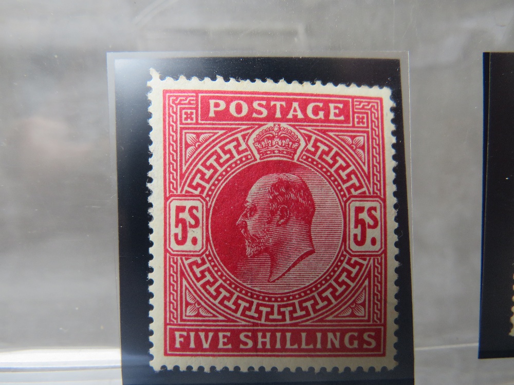 EDWARD VII MINT 2/6D BLUE AND 5/ - Image 4 of 4