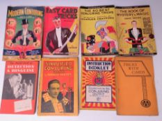 A SMALL COLLECTION OF MAGIC AND CONJURING BOOKS,to include David Devine, Norman Hunter etc. (8)