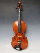 A SMALL CASED VIOLIN