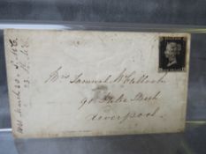 QV 1D BLACK, on cover, plate 10