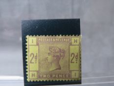 QV MINT 2D COLOUR TRIAL PURPLE ON YELLOW