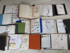 SEVENTEEN STAMP ALBUMS / STOCKBOOKS CONTAINING WORLD / BRITISH / COMMONWEALTH STAMPS, together