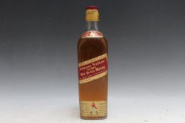 1 BOTTLE JOHNNIE WALKER RED LABEL OLD SCOTCH WHISKY - MID SHOULDER