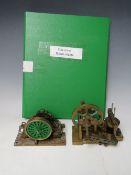 A PAIR OF STEAM ENGINES WITH BUILD INSTRUCTIONS / PLANS, to include side lever engine and double