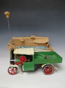 A BOXED MAMOD STEAM WAGON SW1, to include spirit lamp and detachable steering extension