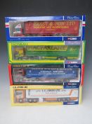 FOUR BOXED CORGI 1:50 SCALE ARTICULATED LORRIES AND TRAILERS, to include Jones International