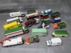 NINETEEN UNBOXED DIE CAST VEHICLES, by Corgi, Matchbox etc.