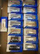 FIFTEEN BOXED LLEDO COLLECTORS CLUB VANGUARD LIMITED EDITION CARS, to include Rover 100, Range Rove