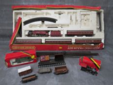 A BOXED HORNBY 00 GAUGE LMS EXPRESS PASSENGER SET, to include Duchess of Sutherland steam locomotive