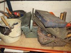 A QUANTITY OF MECHANICS, TOOLS AND TOOLBOXES WITH CONTENTS