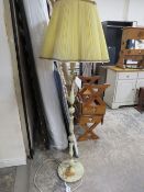 A RETRO ONYX STANDARD LAMP