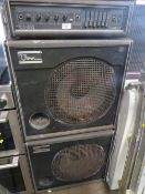 AN OHM GAIZ5 AMP AND DISCO SPEAKERS