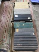TWO TRAYS OF SMITHSONIAN INSTITUTION USA, 12 VOLUMES OF TRANSACTIONS 1860'S -1920 ALSO 7 VOLUMES