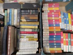 TWO TRAYS OF POPULAR BOOK CLUB TITLES AND MISCELLANEOUS HARDBACK BOOKS TOGETHER SPUTNIK MONTHLY