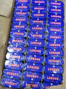 THREE BOXES OF NEW OLD STOCK HARVEY LONDON TINS