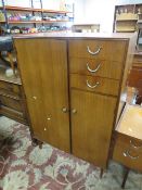 A MID CENTURY MEREDEW COMBINATION TALLBOY