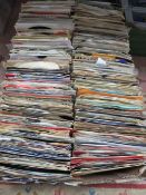 OVER FOUR HUNDRED SINGLES MAINLY FROM THE 1960'S 70'S 80'S AND 90'S