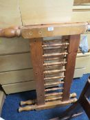 A HONEY PINE SINGLE BED FRAME