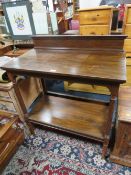 A VINTAGE TWO TIER BUFFET - W 92 CM