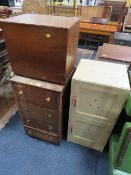 THREE VINTAGE CABINETS