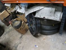 A LARGE SELECTION OF VINTAGE CAR PARTS