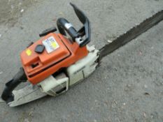 A STIHL 04IAV PETROL CHAINSAW