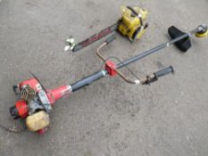 A PETROL ZENOAM STRIMMER AND A PETROL McCULLOCH CHAINSAW- A/F