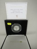 A 2016 QUEENS BEASTS 2oz SILVER COIN THE LION OF ENGLAND IN JUBILEE MINT CASE WITH COA