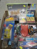 THREE TRAYS OF ASSORTED VINTAGE TOYS