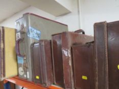 SIX PIECES OF VINTAGE LUGGAGE