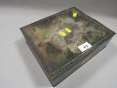 A TIN OF VINTAGE COLLECTABLE BADGES