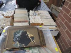 THREE TRAYS OF SCIENCE FICTION PUBLICATIONS TO INCLUDE ASTOUNDING SCIENCE FICTION AND ANALOGUE